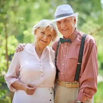 couple en résidence senior